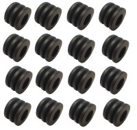 SET 16x Kicker Kickertisch Gummipuffer für 16 mm...