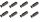 8x Kickergriff Kicker Griff Hobby für 13 mm Stangen